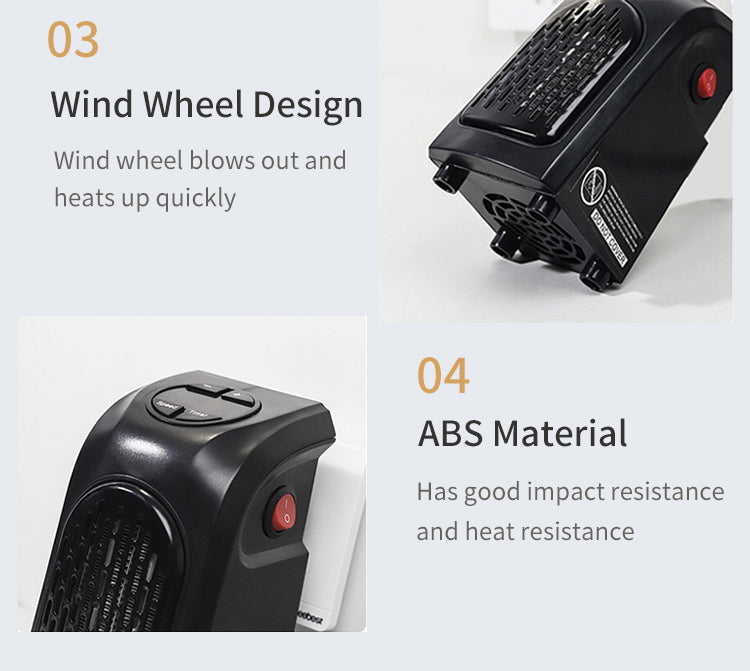 WarmZone™ Mini Wall Heater 🔥