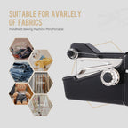 PREMIUM Portable Mini Electric Sewing Machine - Cordless Handheld for Quick Fabric Repairs & DIY Crafts, Ideal for Beginners
