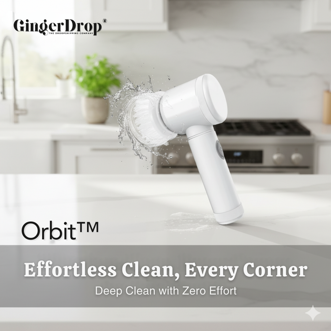 ScrubWhirl™ – 5-in-1 Spin Brush | For Tiles, Corners & More | Daily Cleaning